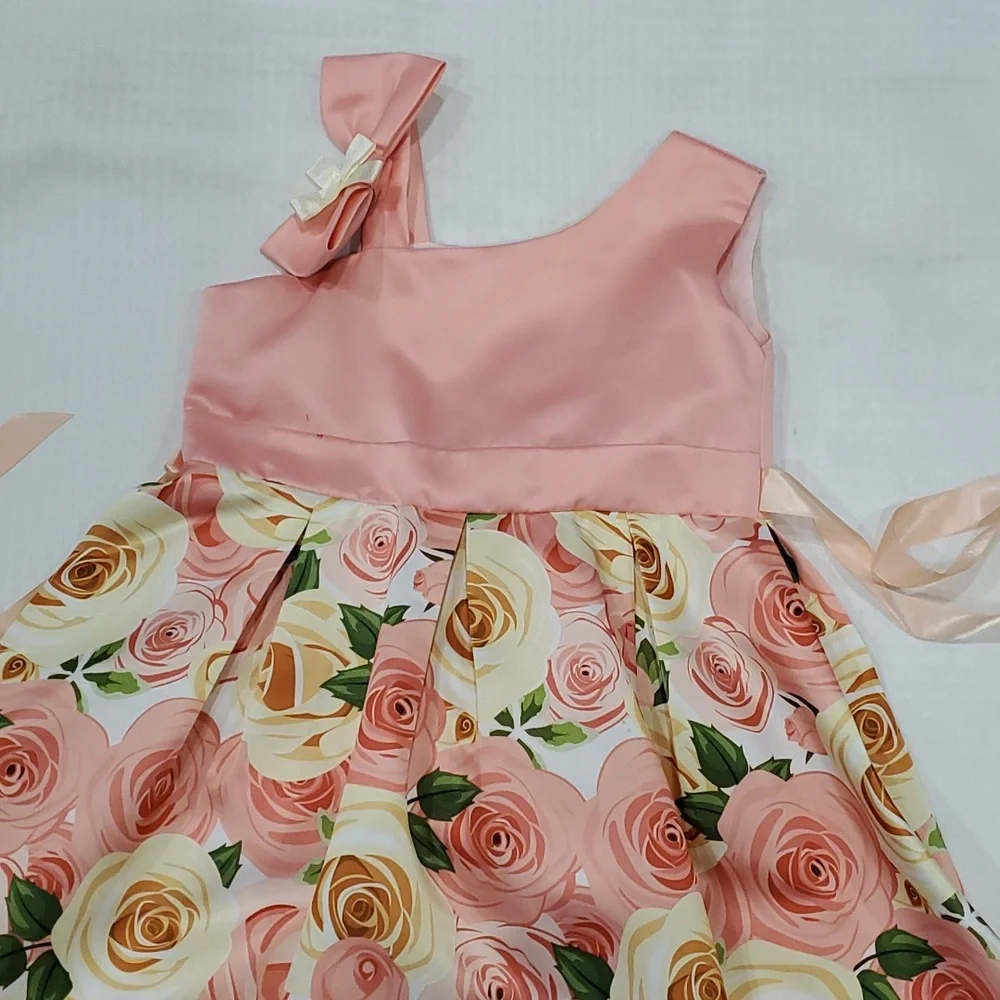 Girls floral dress size m - Picture 3 of 11
